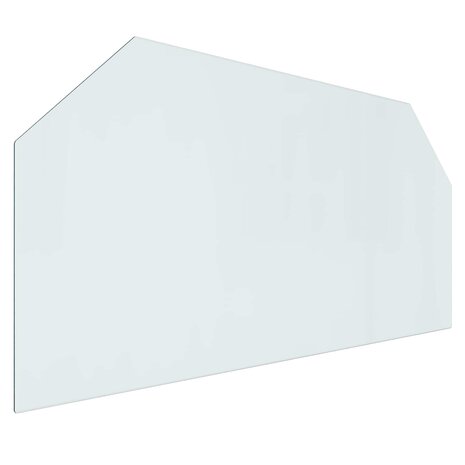 Vuurplaats Glazen Plaat Transparant 120 x 60 cm Glas 2
