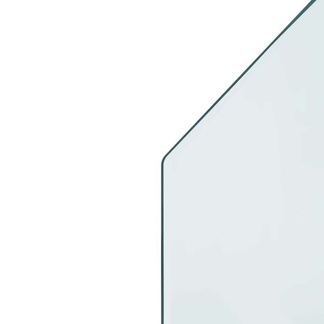 Vuurplaats Glazen Plaat Doorzichtig 80 x 50 cm Glas 6
