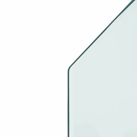 Vuurplaats Glazen Plaat Doorzichtig 120 x 50 cm Glas 6