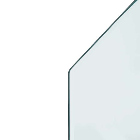 Vuurplaats Glazen Plaat Doorzichtig 120 x 60 cm Glas 6