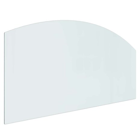 Vuurplaats Glazen Plaat Doorzichtig 120 x 60 cm Glas 2