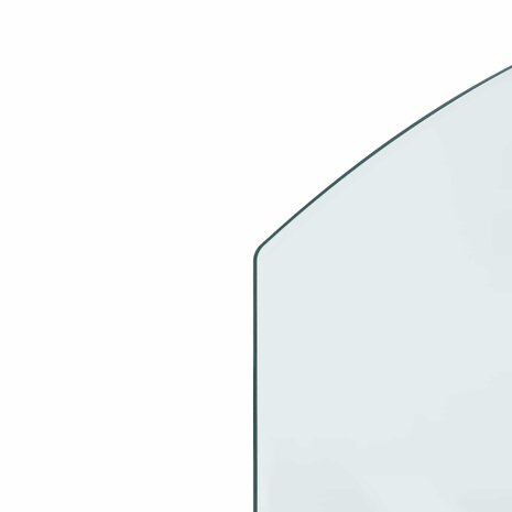 Vuurplaats Glazen Plaat Doorzichtig 80 x 50 cm Glas 6