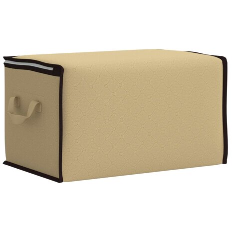 Opbergdoos met Transparante Zijraam 2 st Nonwoven stof 61,6 L 7