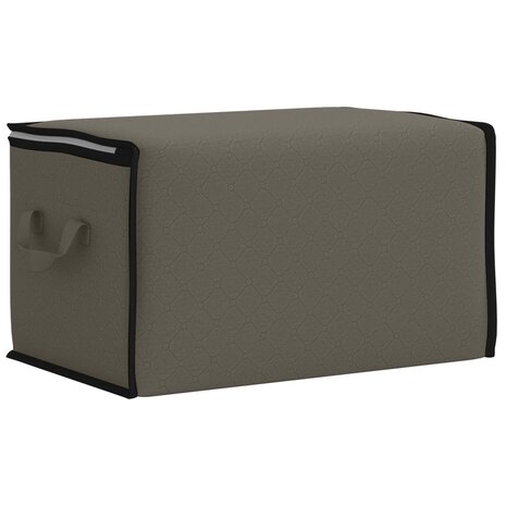 Opbergdoos met Transparante Zijraam 2 st Nonwoven stof 61,6 L 7