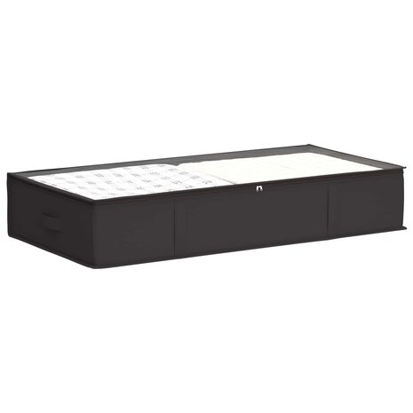 Opbergdoos met transparant bovenraam Antracietkleurig 3
