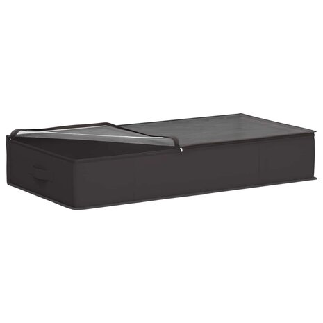 Opbergdoos met transparant bovenraam Antracietkleurig 4