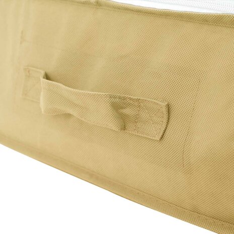 Opbergdoos met transparant bovenraam 2 st Nonwoven stof 50,4 L 8