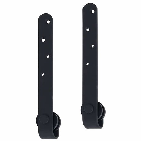 Ophangset voor minischuifdeur 200 cm koolstofstaal 4