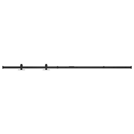 Ophangset voor minischuifdeur 122 cm koolstofstaal 2