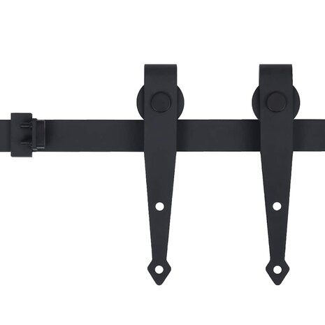 Ophangset voor minischuifdeur 200 cm koolstofstaal 3