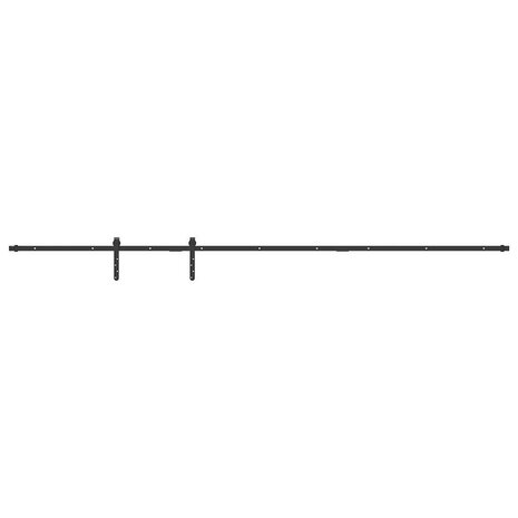Ophangset voor schuifdeur 244 cm koolstofstaal 2