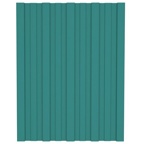 Dakpaneel 12 st Groen 60 x 45 cm Verzinkt staal 3