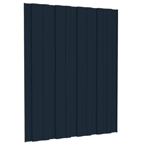 Dakpaneel 12 st Antraciet 60 x 45 cm Verzinkt staal 5