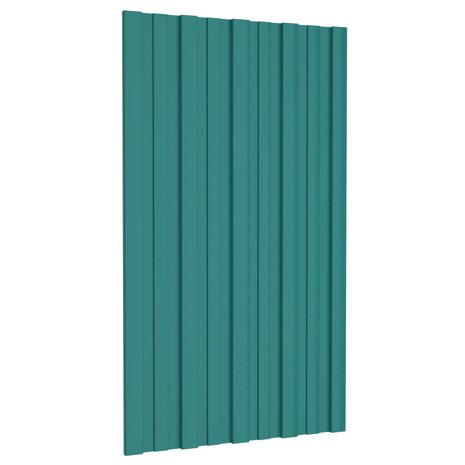 Dakpaneel 12 st Groen 80 x 45 cm Verzinkt staal 1
