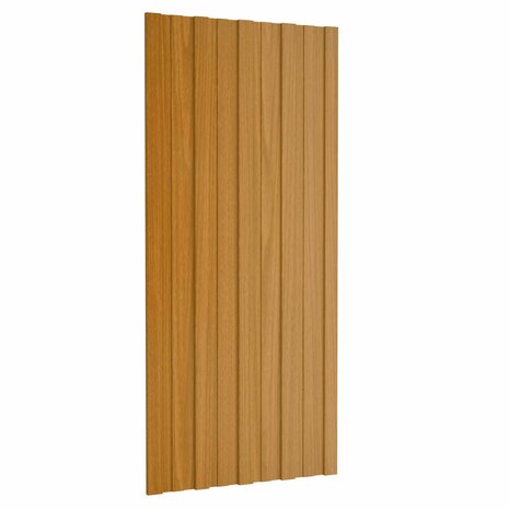 Dakpaneel 12 st Naturel 100 x 45 cm Verzinkt staal 1
