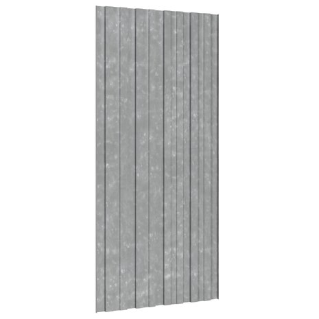 Dakpaneel 12 st zilver 100 x 45 cm Verzinkt staal 5