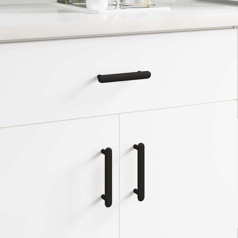 Kasthandgreep 12 st Zwart 121 x 16.6 x 28.3 mm IJzer 1