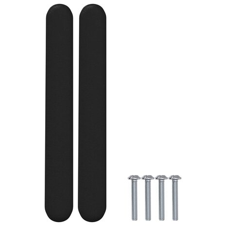 Kasthandgreep 12 st Zwart 121 x 16.6 x 28.3 mm IJzer 5