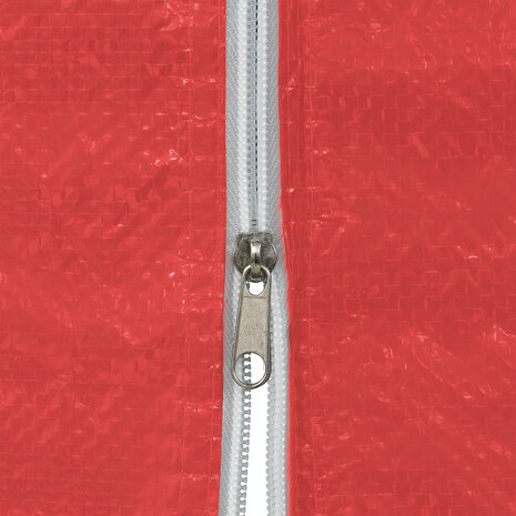 Partytent Zijwand 2 st 200 x 195 cm Rood PE en staal 4
