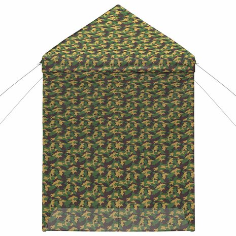 Tent met 4 Zijwanden 2 x 2 m Leger Camouflage 5