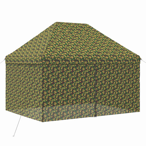 Tent met 4 Zijwanden 2,9 x 4,3 m Leger Camouflage 3