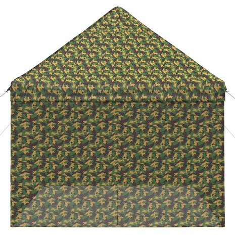 Tent met 4 Zijwanden 2,9 x 4,3 m Leger Camouflage 5