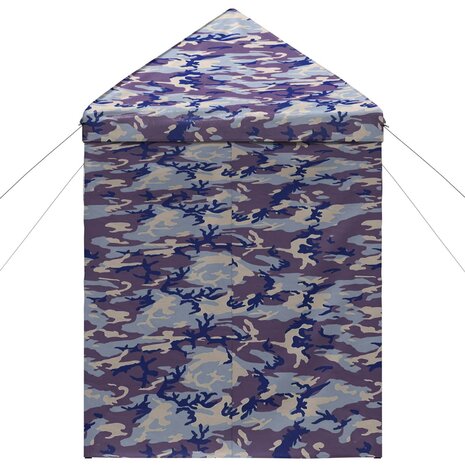 Pop-up Gazebo met 4 Zijwanden 2 x 2 m Blauw Camouflage 5