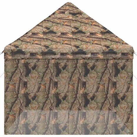 Pop-up Gazebo met 4 Zijwanden 3 x 4,5 m Bos Camouflage 5