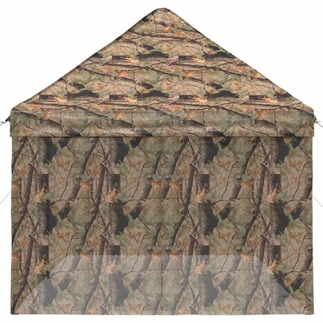Pop-up Gazebo met 4 Zijwanden 3 x 6 m Bos Camouflage 5
