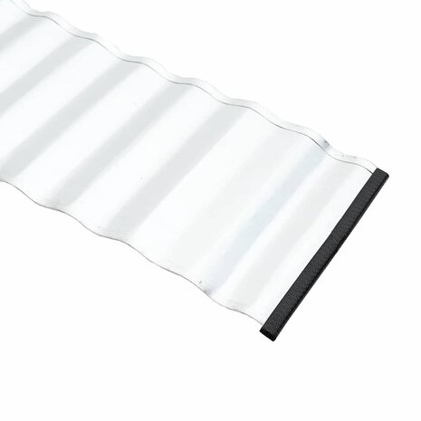 Grasrand 1000 x 15 x 0,03 cm Gegalvaniseerd staal zilver 6