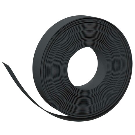 Tuinkanten 25 m 10 cm PE Zwart 2