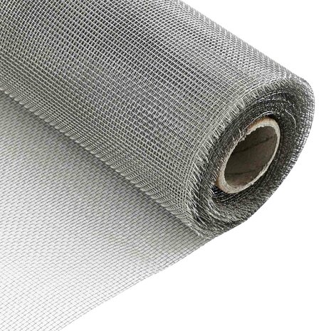 Gaasscherm 40 x 500 cm 18 mesh Roestvrij staal 304 zilver 3
