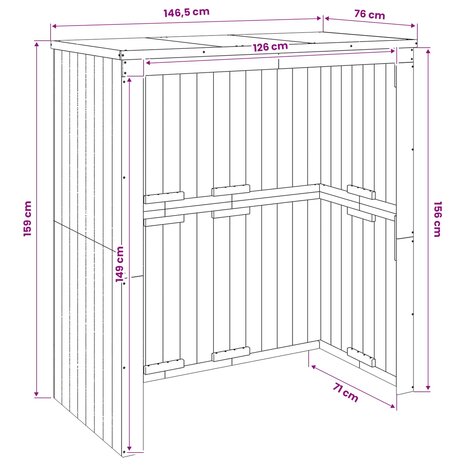 Containerombouw Ge&iuml;mpregneerd grenenhout 7