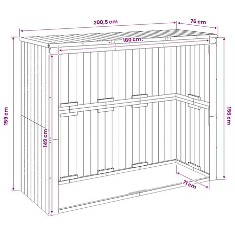 Containerombouw Ge&iuml;mpregneerd grenenhout 7