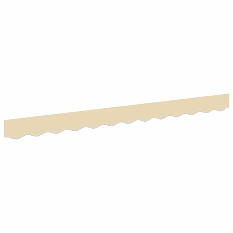 Luifeldoek volant Cr&egrave;me Streep 230 x 20 cm Polyester 2