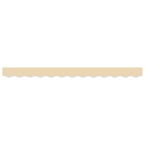 Luifeldoek volant Cr&egrave;me Streep 230 x 20 cm Polyester 3