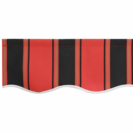 Luifeldoek volant Oranje en Zwart 280 x 20 cm 5