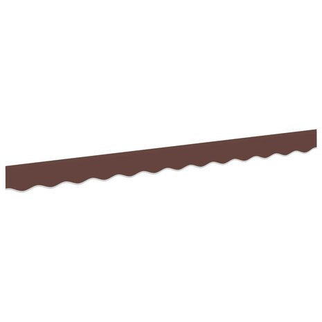 Luifeldoek volant Bruin Streep 230 x 20 cm Polyester 2