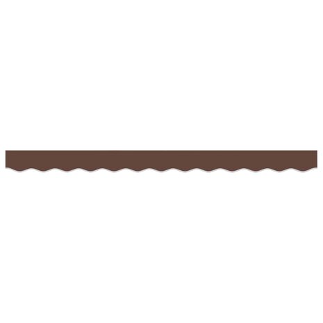 Luifeldoek volant Bruin Streep 230 x 20 cm Polyester 3