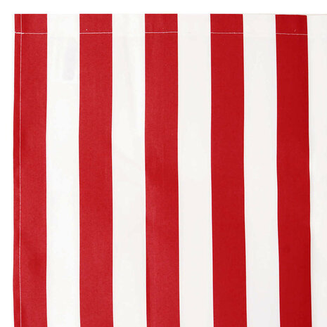 Luifeldoek volant Rood en Wit 230 x 20 cm Polyester 6