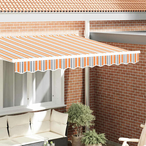 Luifeldoek volant Meerkleurig 230 x 20 cm Polyester 1