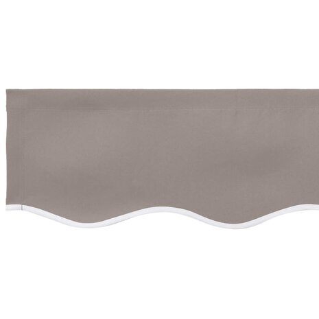 Luifeldoek volant Lichtgrijs 230 x 20 cm Polyester 5