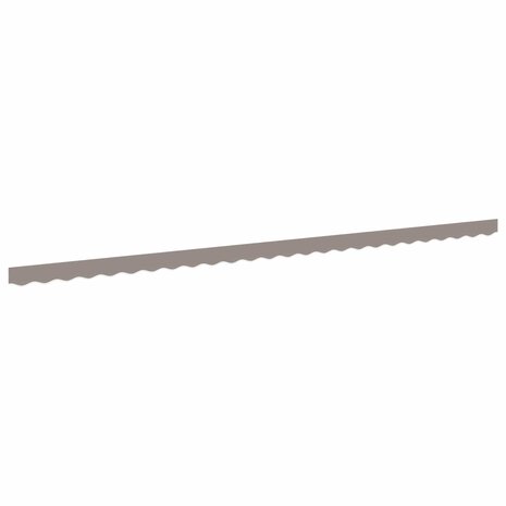Luifeldoek volant Lichtgrijs 580 x 20 cm Polyester 2