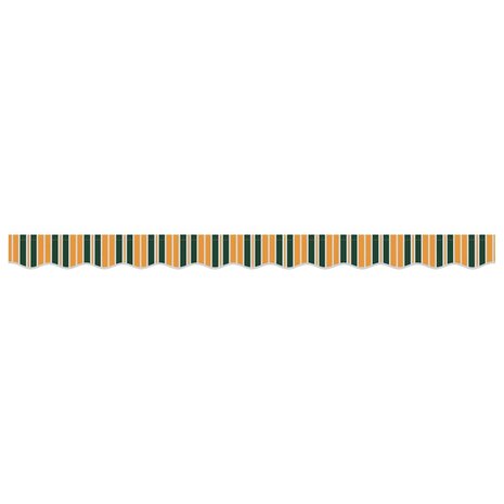 Luifeldoek volant Groen en Geel 280 x 20 cm Polyester 4