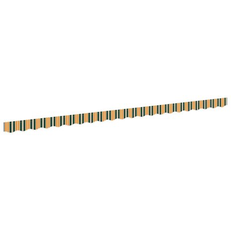 Luifeldoek volant Groen en Geel 480 x 20 cm Polyester 2