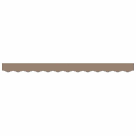 Luifeldoek volant Taupe 236 x 20 cm Polyester 3