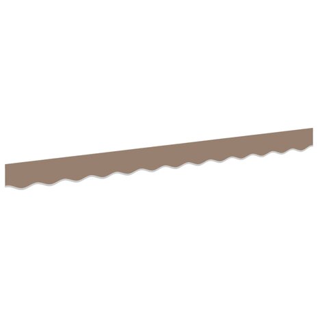 Luifeldoek volant Taupe 481 x 20 cm Polyester 2