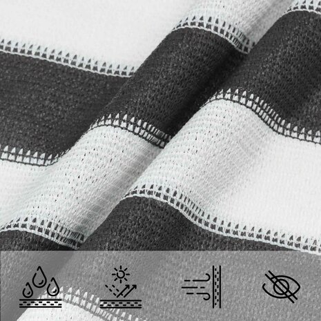 Schaduwdoek 2,5 x 2,5 x 3,5 m HDPE Driehoekig 4