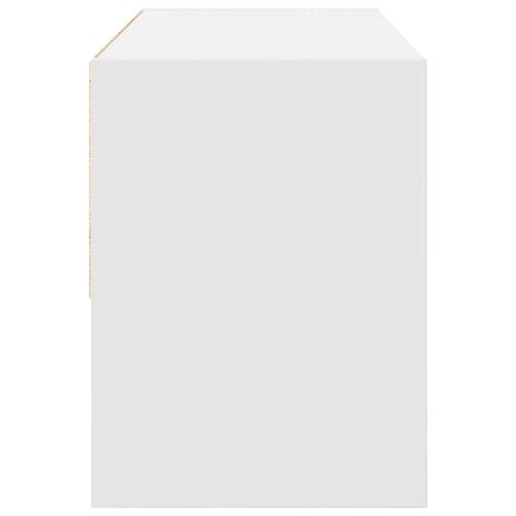 Schoenenrek stapelbaar 89,5x30x40 cm wit 5