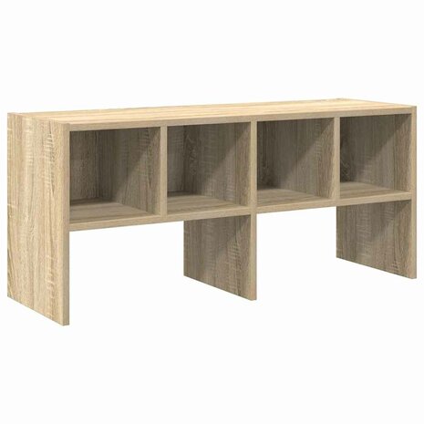 Schoenenrek stapelbaar 89,5x30x40 cm sonoma eikenkleurig 2